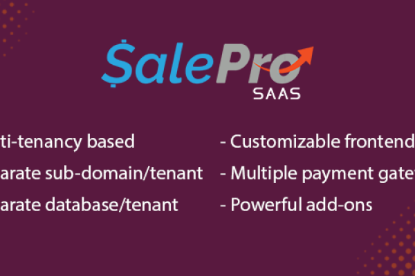 Start a SAAS business with SalePro