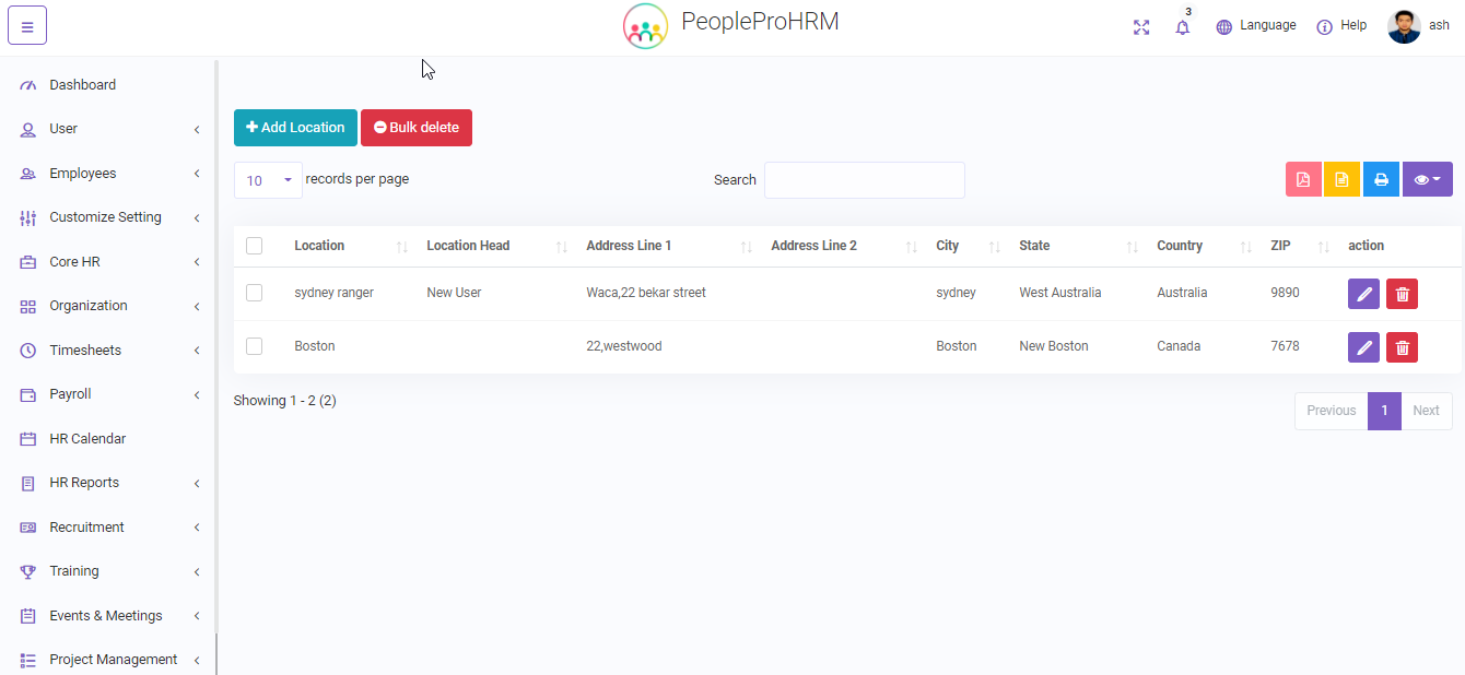 PeoplePro HRM, Payroll &amp; Project Management