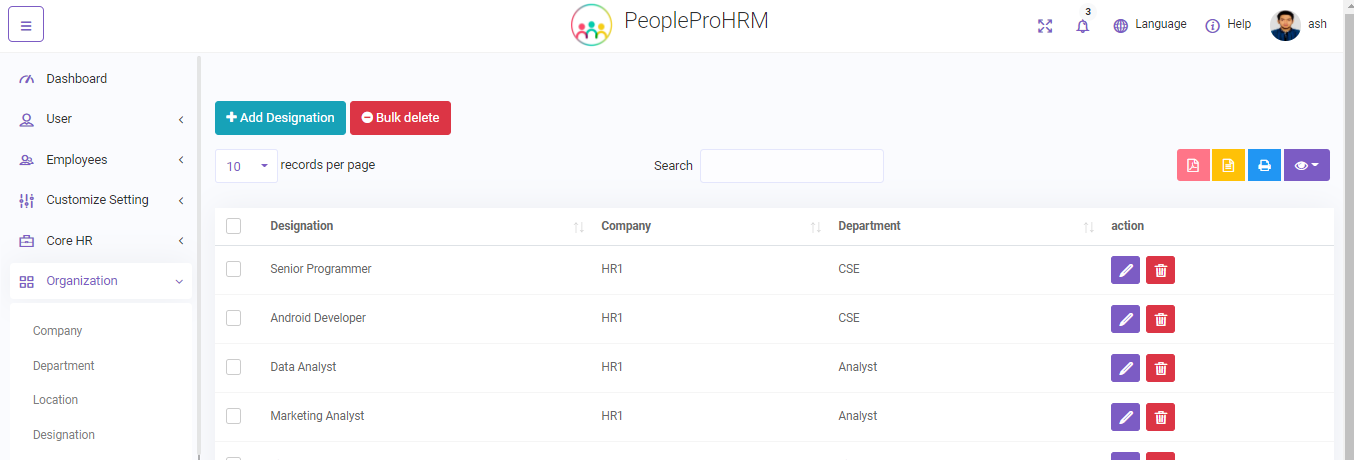 PeoplePro HRM, Payroll &amp; Project Management