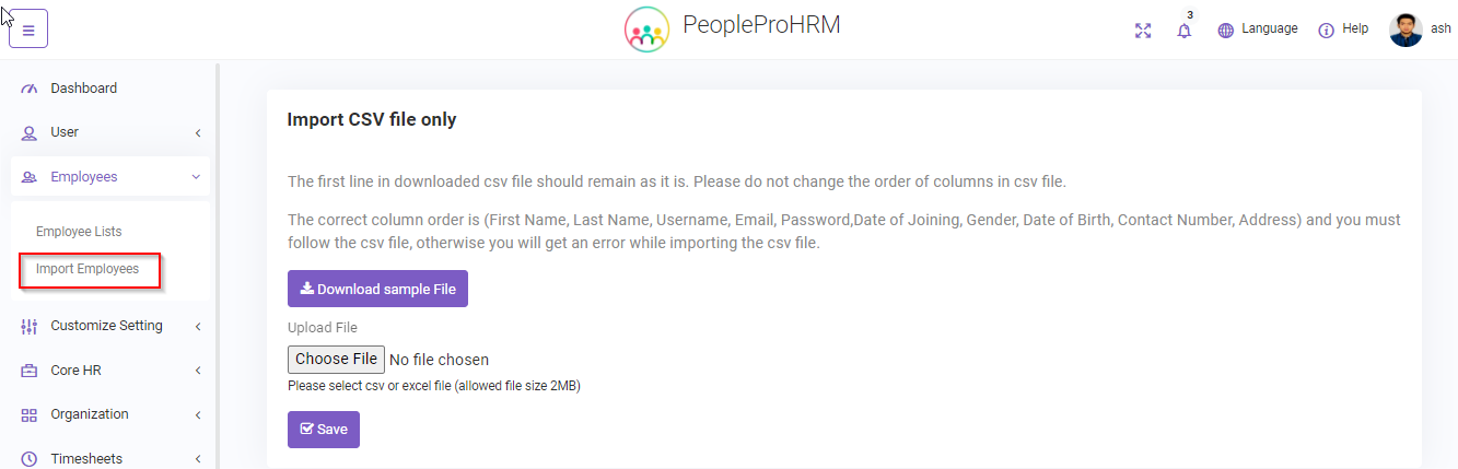 PeoplePro HRM, Payroll &amp; Project Management