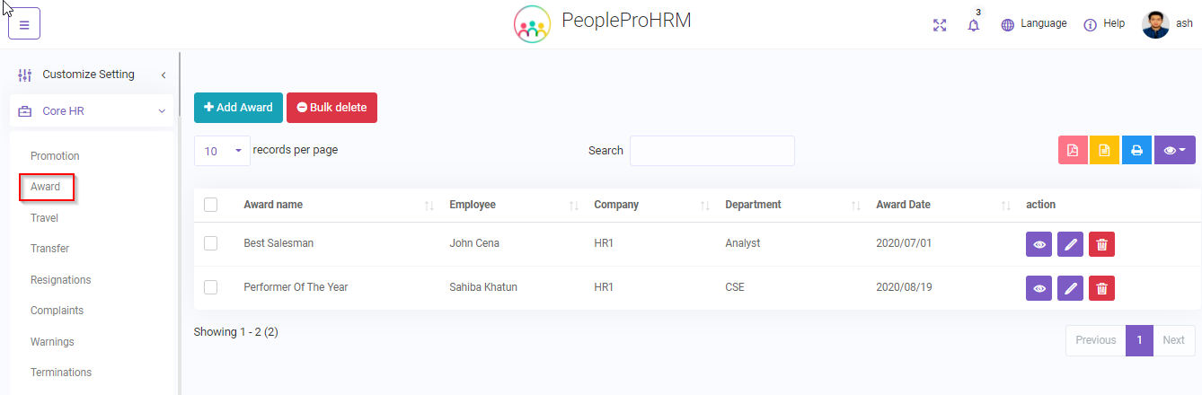 PeoplePro HRM, Payroll &amp; Project Management