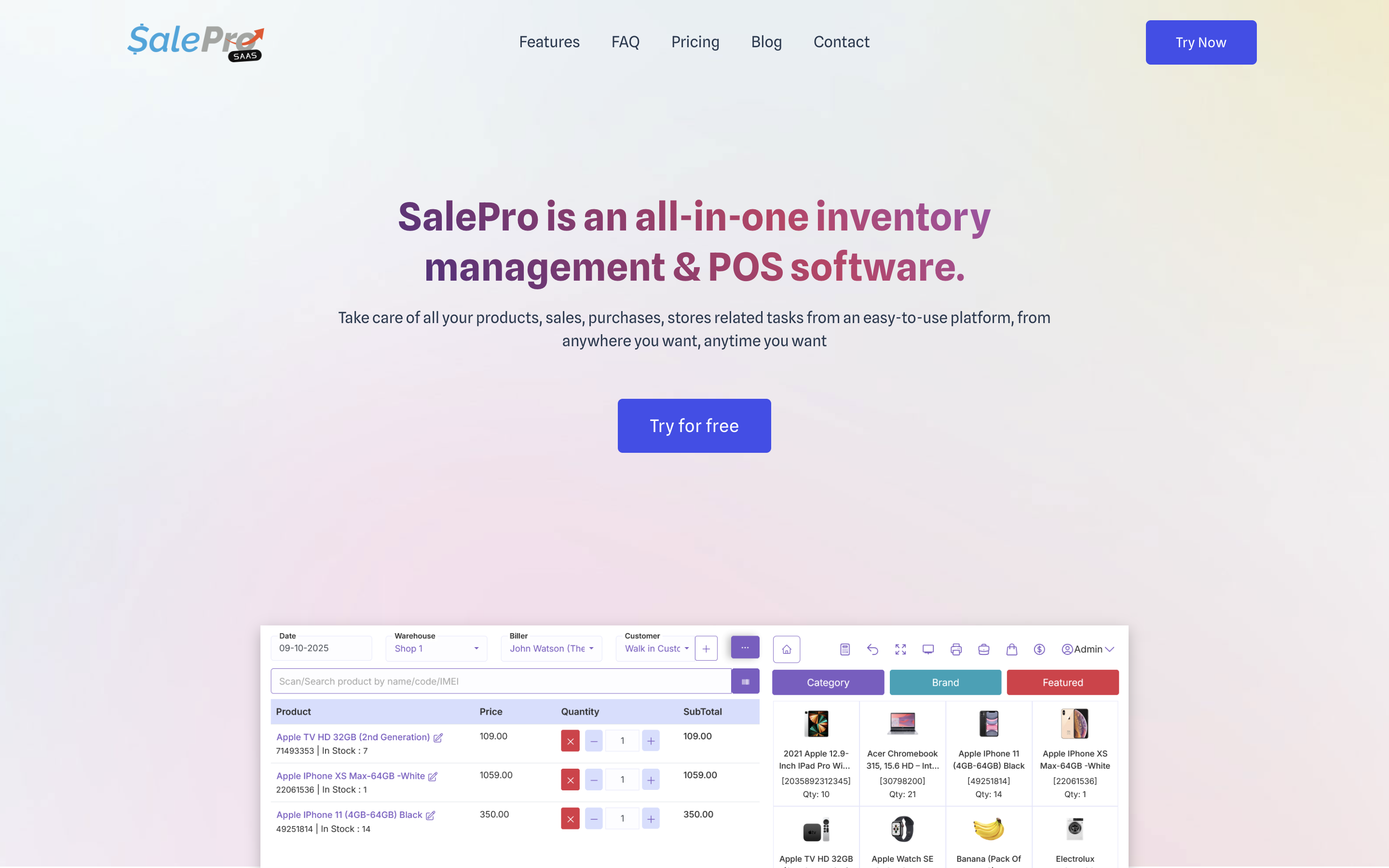 Salepro SAAS